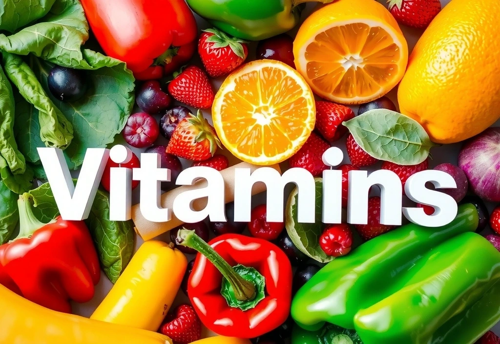 Frutta e verdura colorate ricche di vitamine